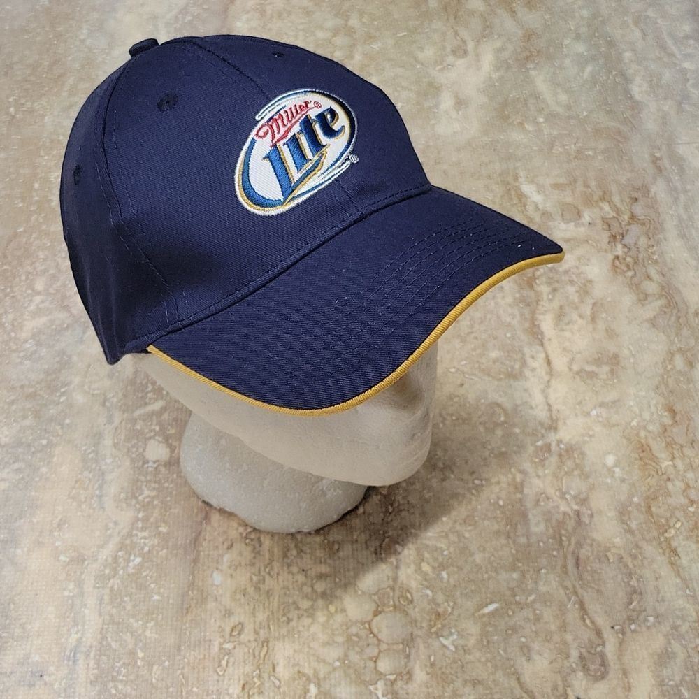 ACME MILLER LIGHT PROMOTIONAL HAT VEL BACK ADJUSTABLE